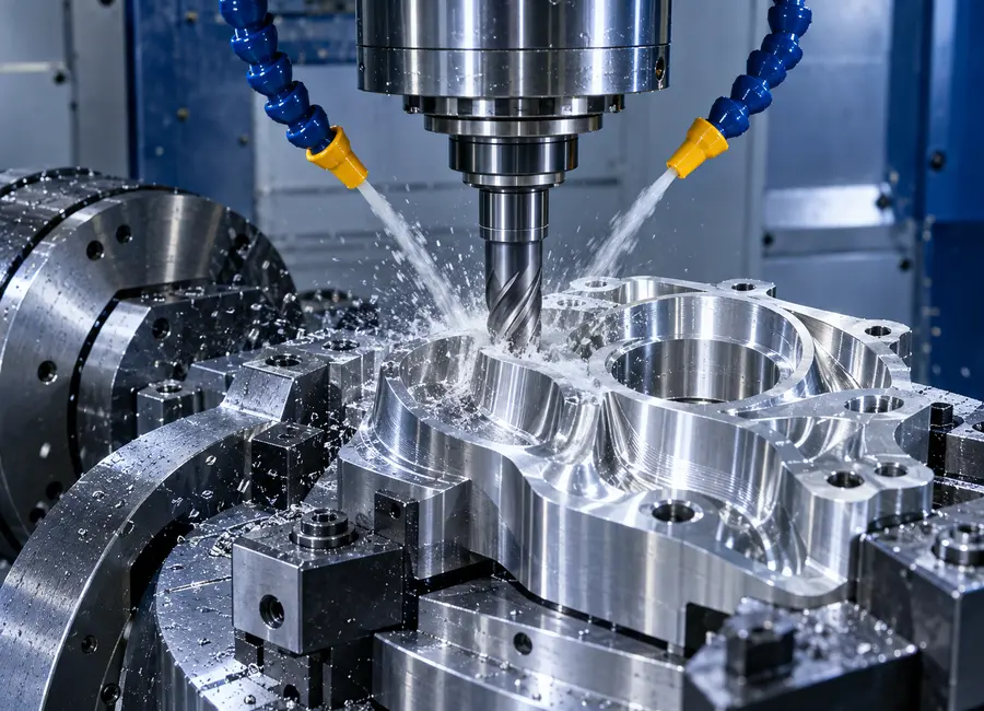 CNC glodanje preciznog metalnog dijela
